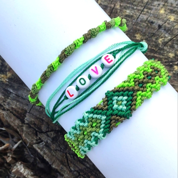 Hand Crafted Jewelry - Friendship bracelet set